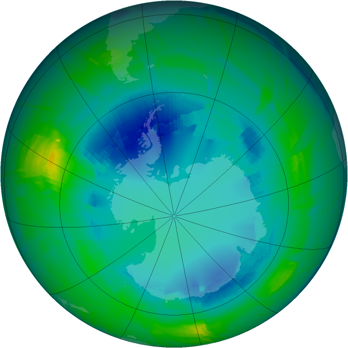 Ozone Map 2010-08-17